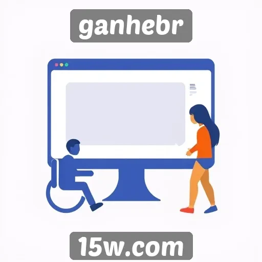 Acessibilidade do site ganhebr é aprimorada